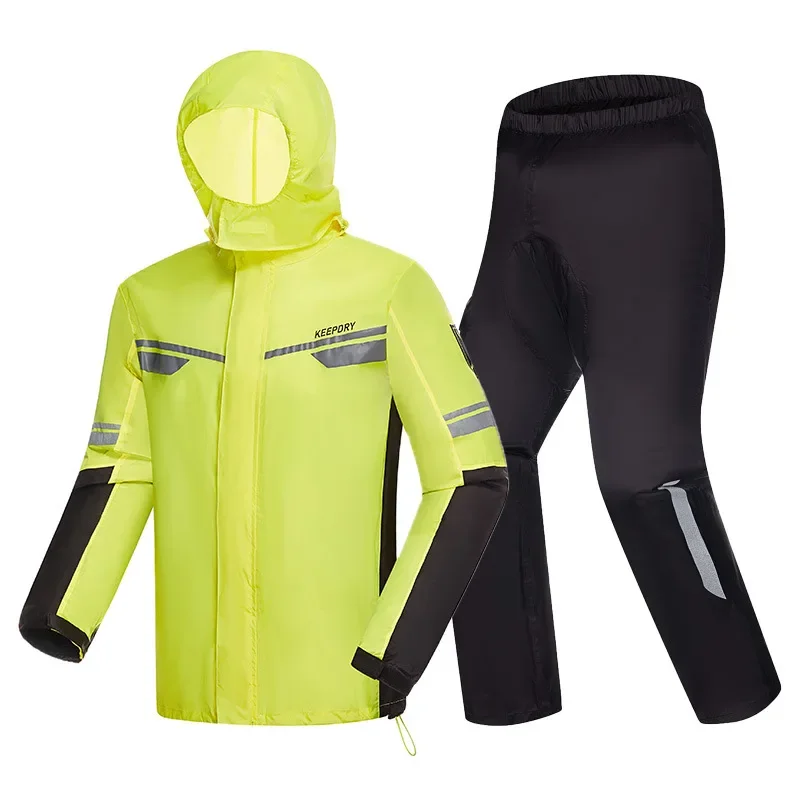 Motorcycle Rain Suit - Motorcycle Split Raincoat Rain Pants Rain