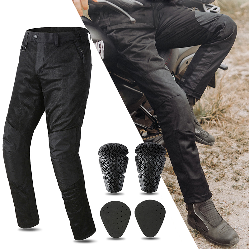 Motorcycle Gear For Summer - Summer Mesh Motorcycle Pants Men Off-road