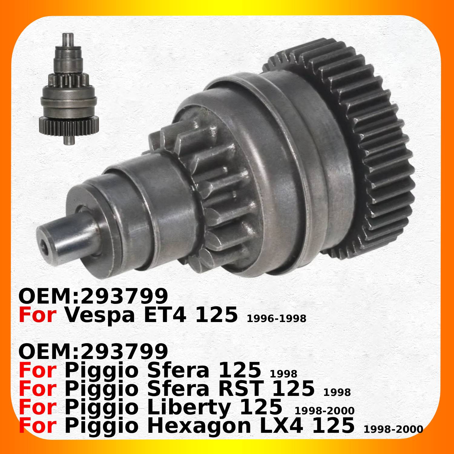 Motorcycle Gear Rst - Motorcycle Starter Drive Bendix/Starter Gear Parts