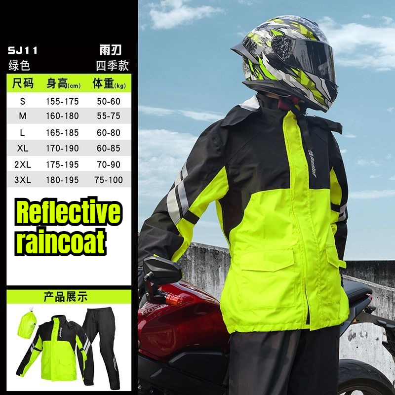 Motorcycle Rain Suit - Motorcycle Rain Suit Split Type Waterproof