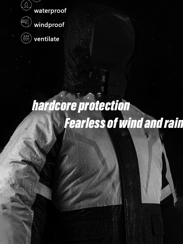 Motorcycle Rain Suit - Storm Motorcycle Rain Suit Waterproof Raincoat