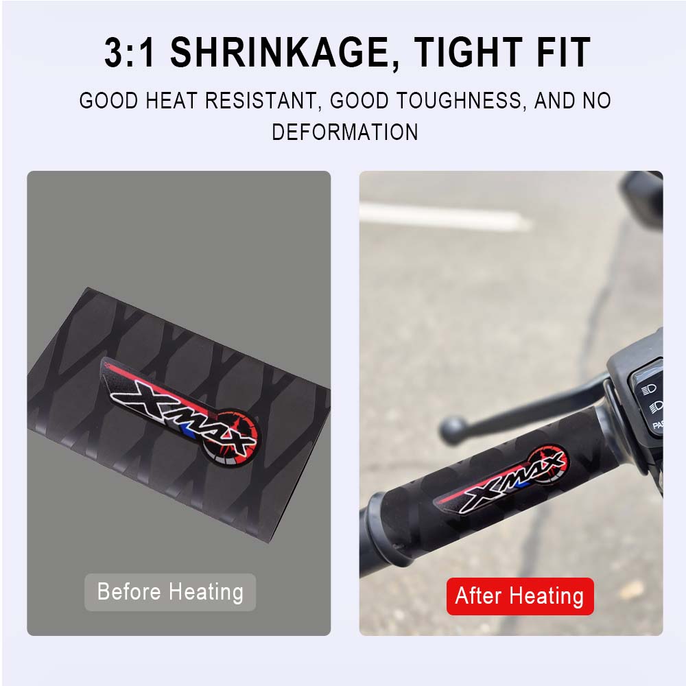 Non-slip Motorcycle Heat Shrin - Handlebar Grip Heated recension och pris