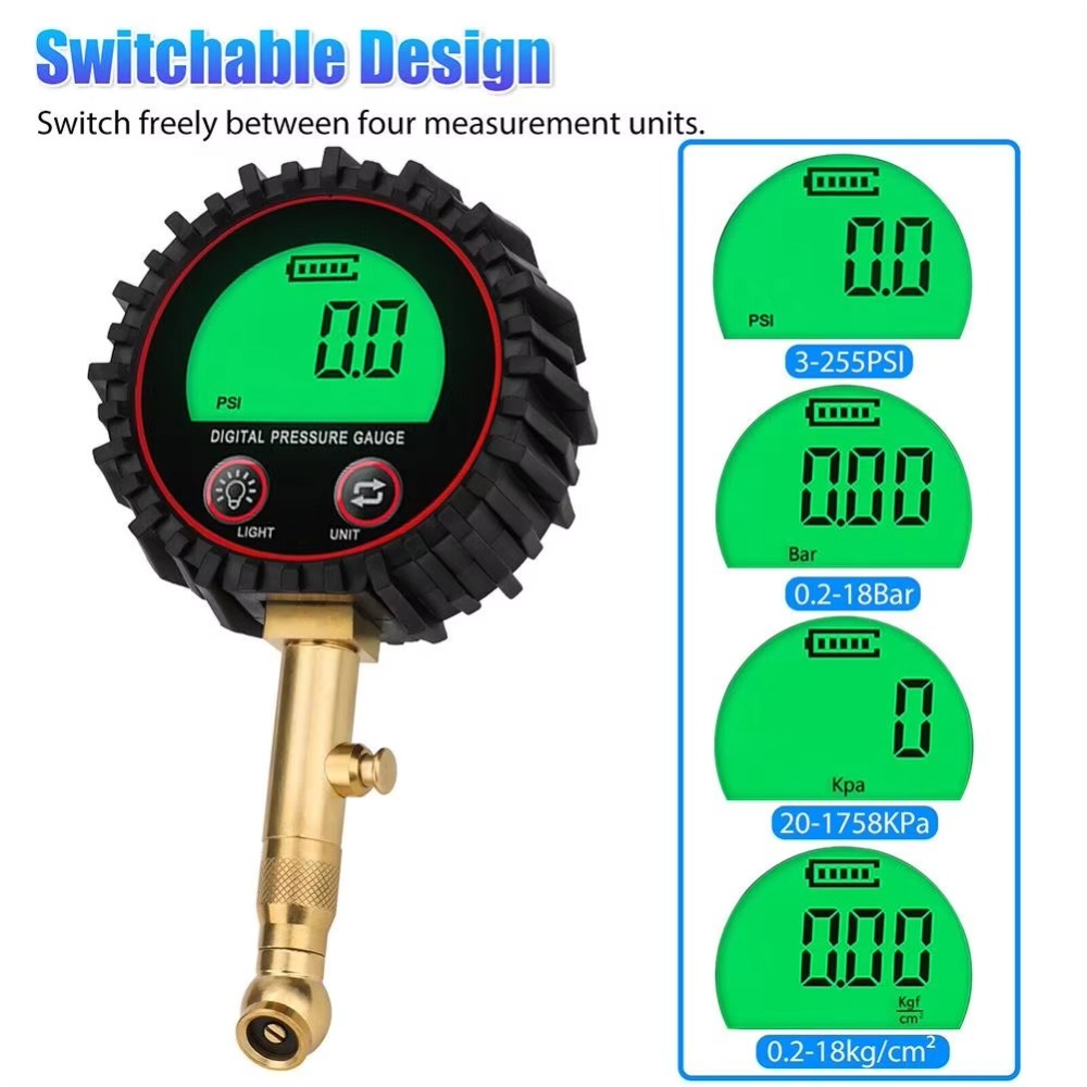 3-255PSI Digital Tire Pressure - Tyre Pressure Gauge recension och pris