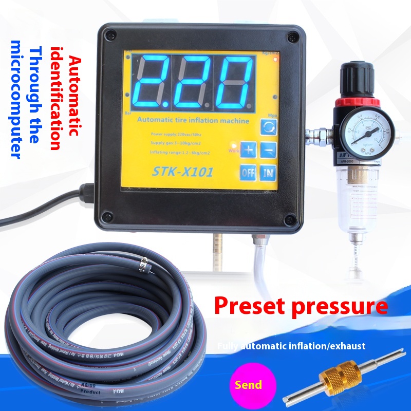 Fully Automatic Car Tire Infla - Tyre Pressure Gauge recension och pris