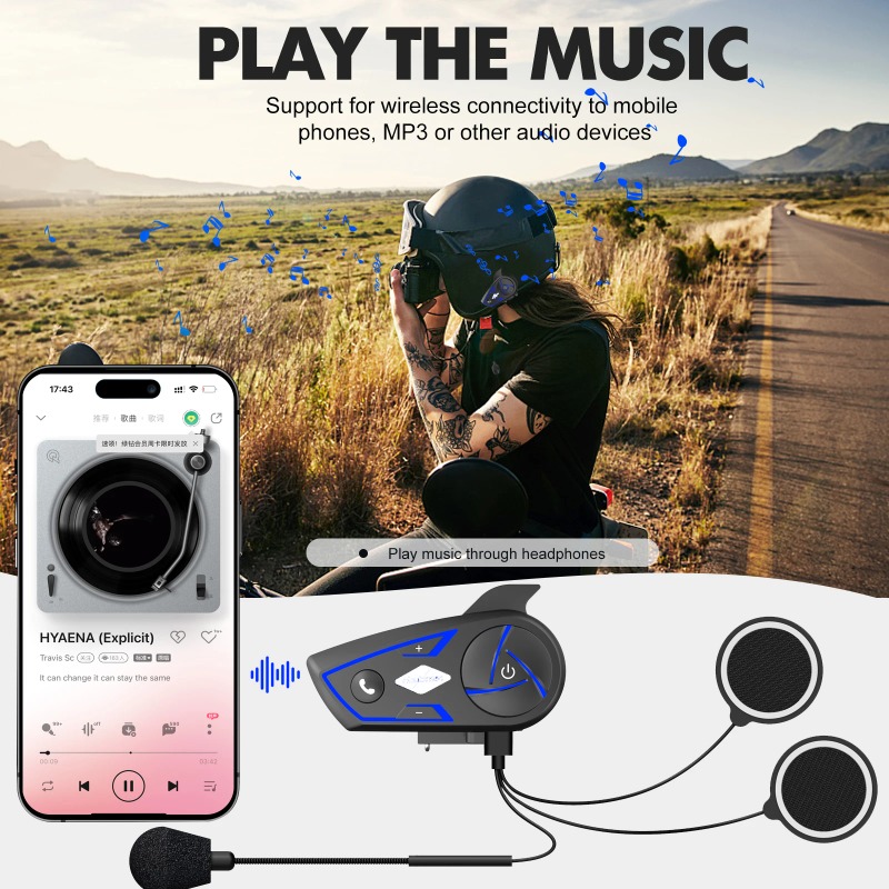 Houtonsen S3 Motorcycle Blueto - Intercom Headset Helmet recension och pris