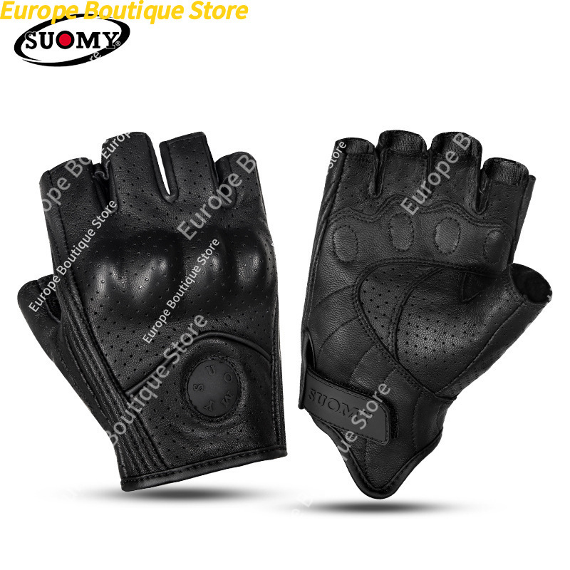 Retro Half Finger Motorcycle G - Motorcycle Gear For Summer recension och pris