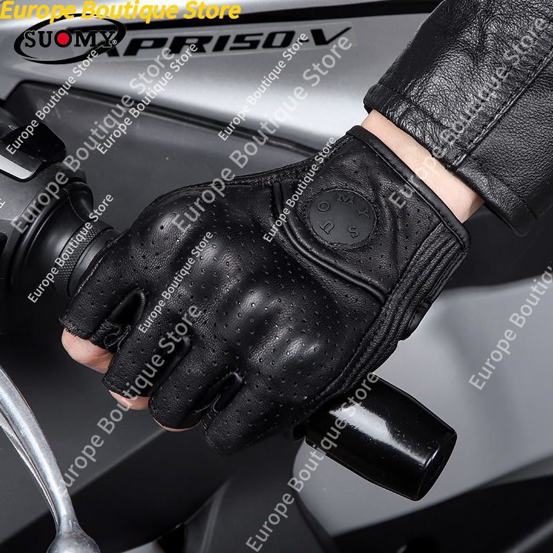 Retro Half Finger Motorcycle G - Motorcycle Gear For Summer recension och pris
