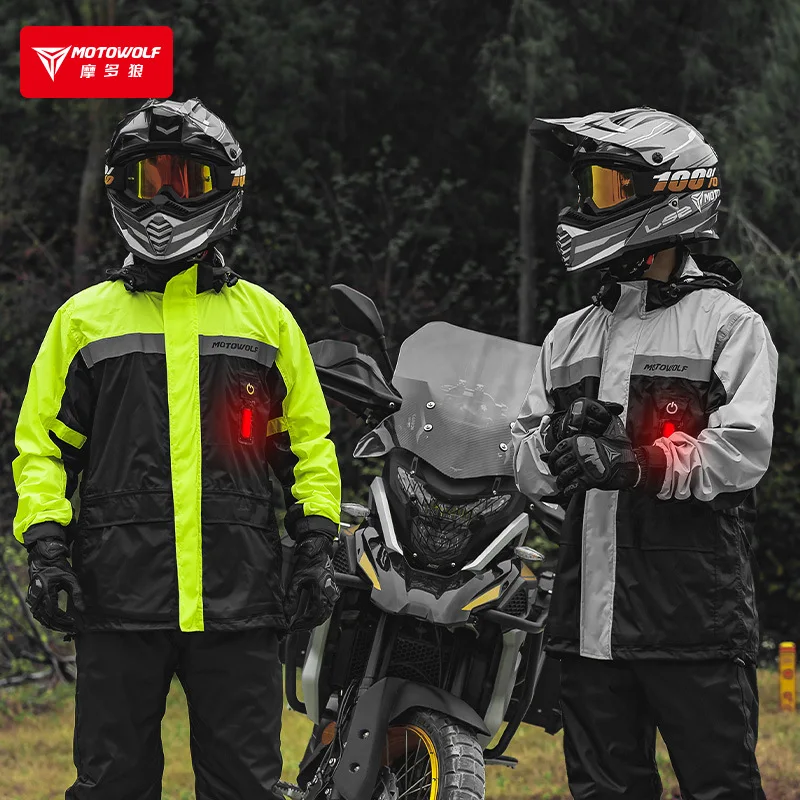 Motowolf Motorcycle Rain Coat  - Motorcycle Rain Suit recension och pris
