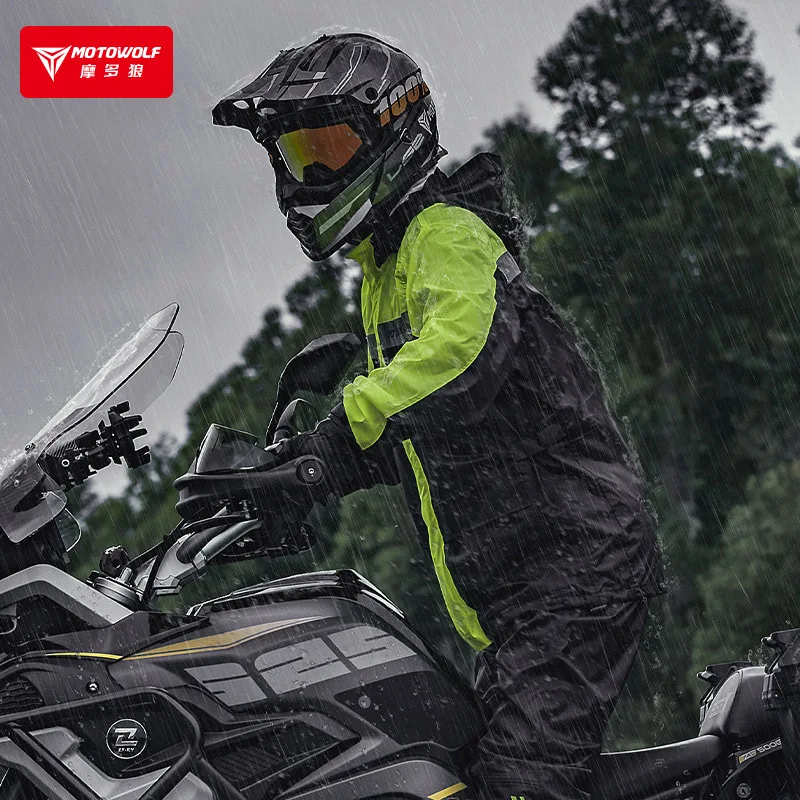 Motowolf Motorcycle Rain Coat  - Motorcycle Rain Suit recension och pris