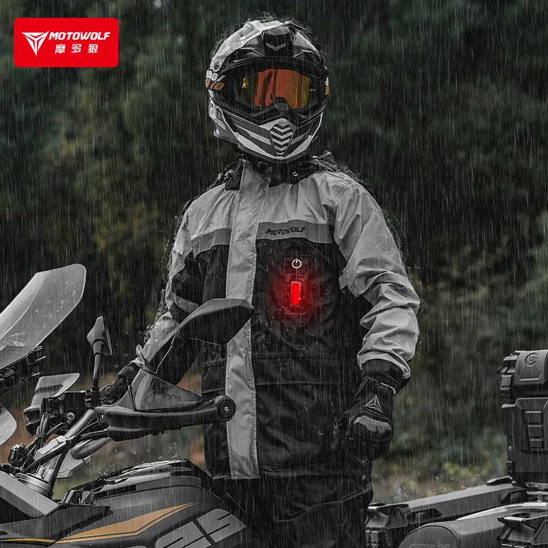 Motowolf Motorcycle Rain Coat  - Motorcycle Rain Suit recension och pris