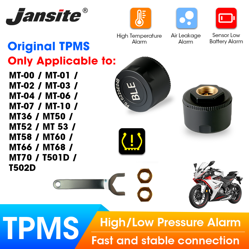 Jansite Motorcycles TPMS Desig - Tyre Pressure Gauge recension och pris