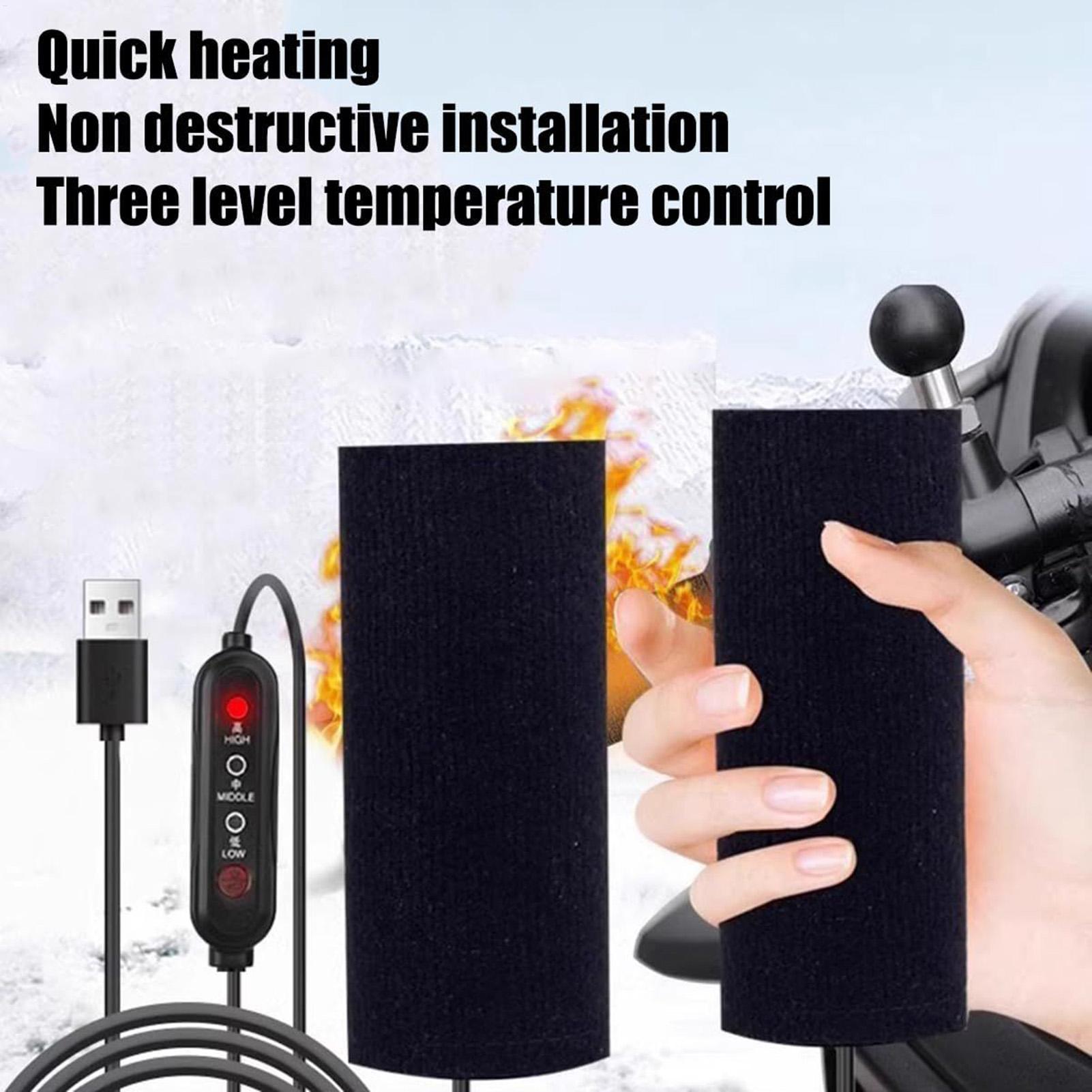 USB Heated Motorcycle Grips 3  - Handlebar Grip Heated recension och pris