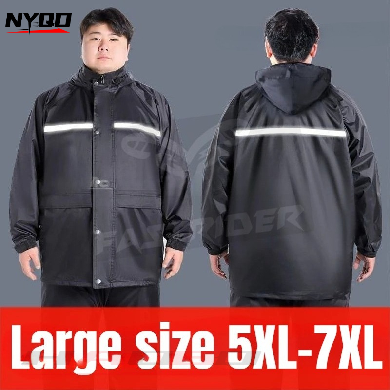 6XL 7XL 8XL Motorcycle Riding  - Motorcycle Rain Suit recension och pris
