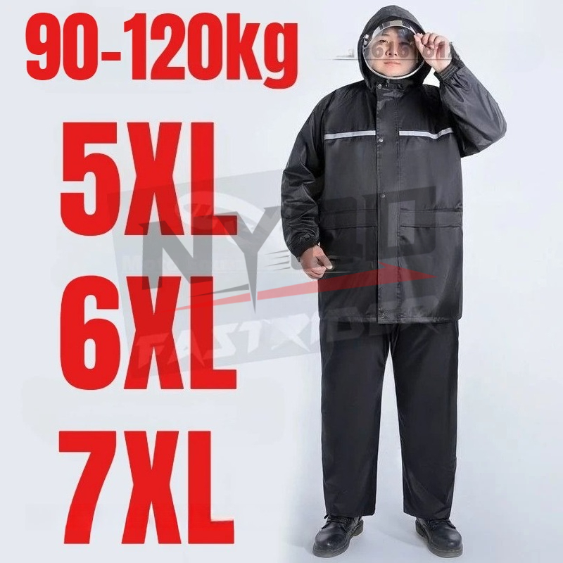 6XL 7XL 8XL Motorcycle Riding  - Motorcycle Rain Suit recension och pris