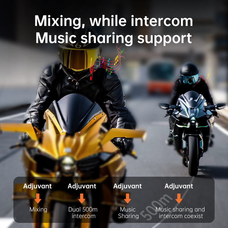 Q68 Max Motorcycle Intercom He - Intercom Headset Helmet recension och pris