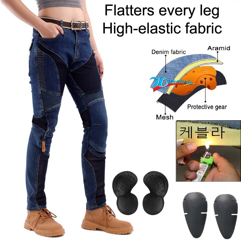 Kevlar Motorcycle Jeans Women  - Motorcycle Gear For Summer recension och pris