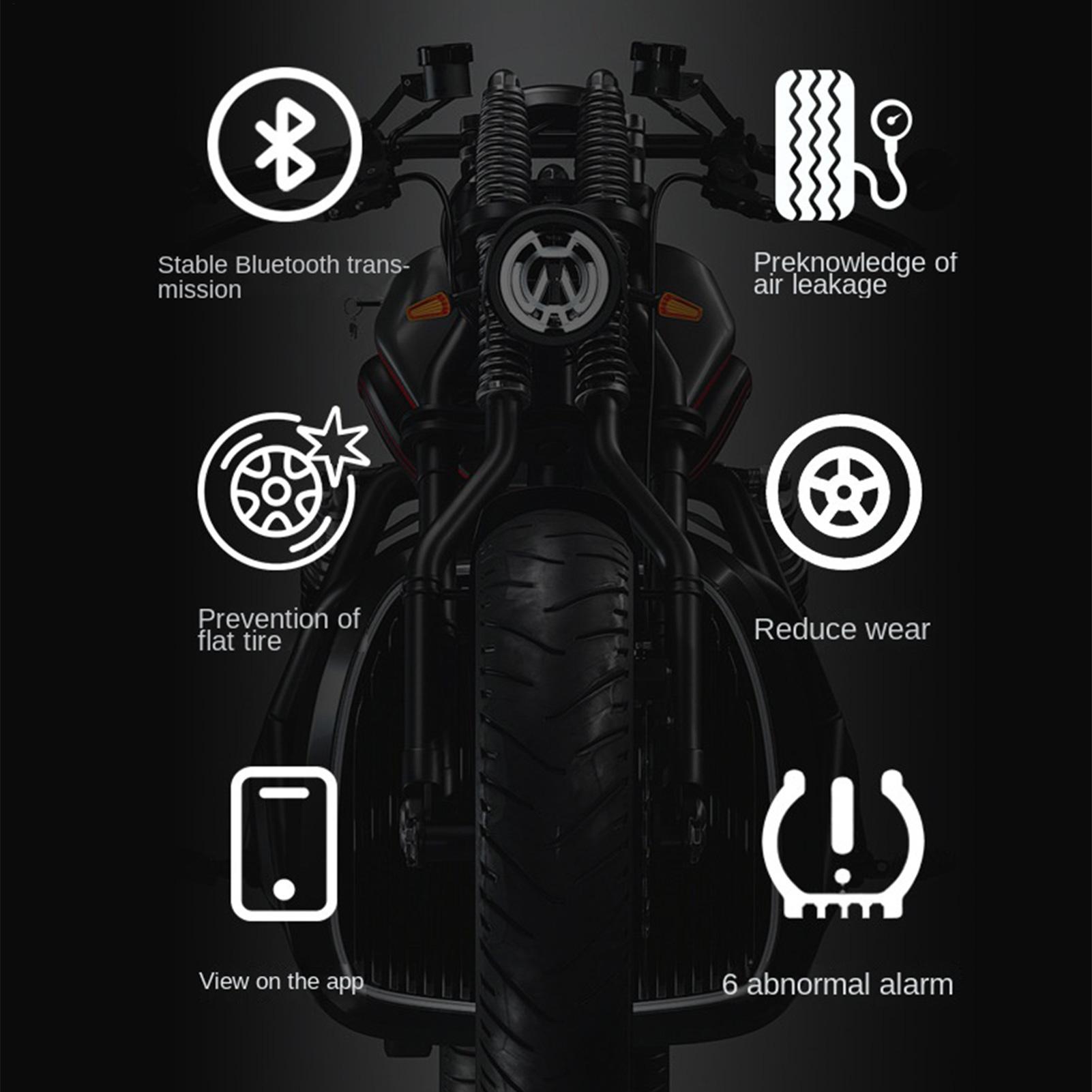 Motorcycle Tire Gauge Wireless - Tyre Pressure Gauge recension och pris