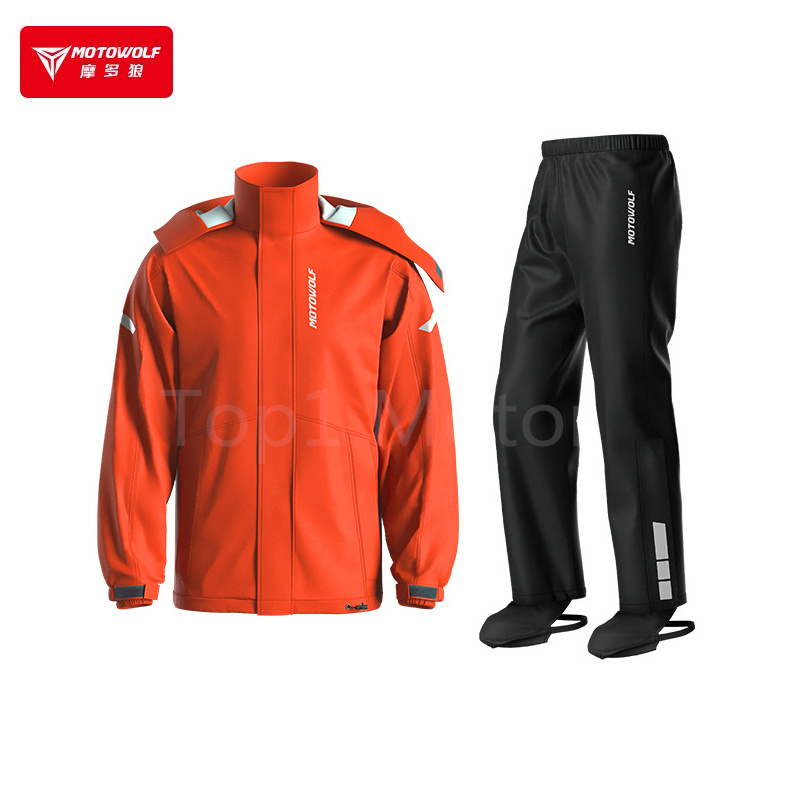Men Motorcycle Rainsuit Parkas - Motorcycle Rain Suit recension och pris