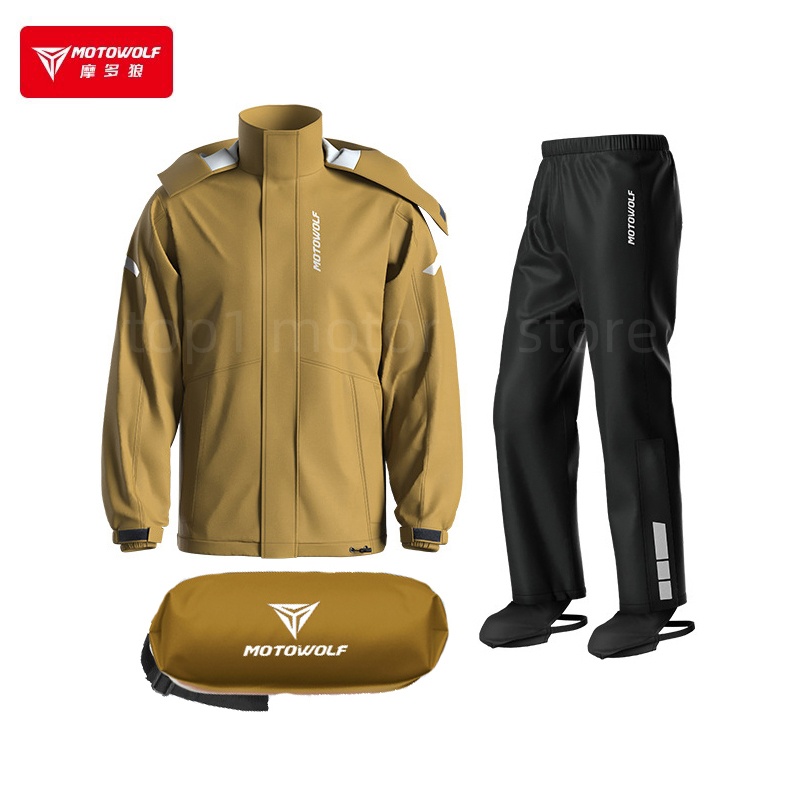 Men Motorcycle Rainsuit Parkas - Motorcycle Rain Suit recension och pris
