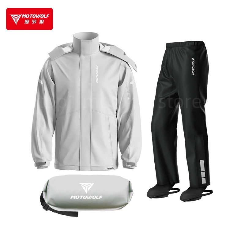 Men Motorcycle Rainsuit Parkas - Motorcycle Rain Suit recension och pris