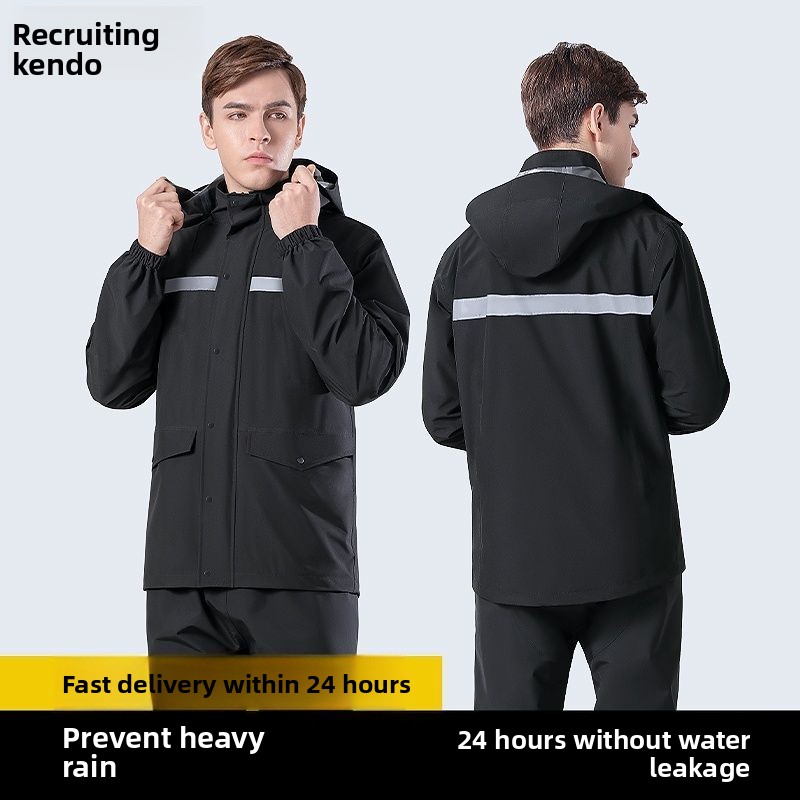 9XL Fat Man Reflective Waterpr - Motorcycle Rain Suit recension och pris
