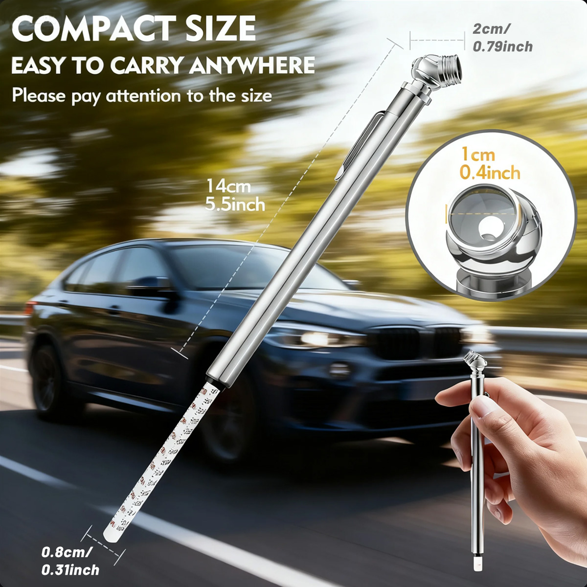 Pencil Tire Pressure Gauge – 1 - Tyre Pressure Gauge recension och pris