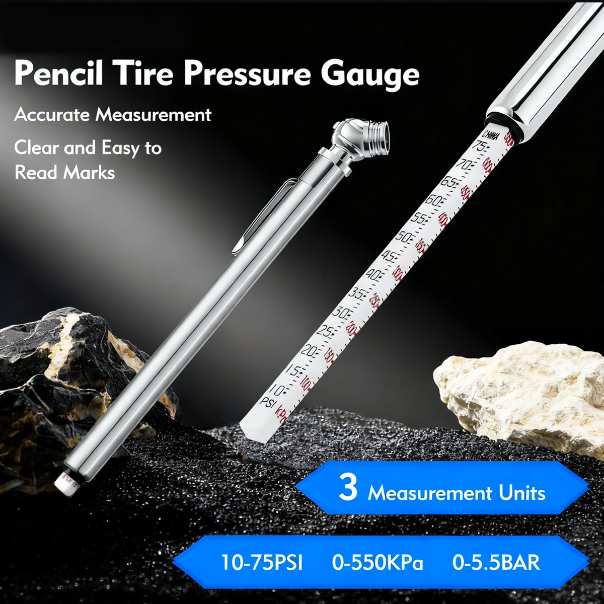 Pencil Tire Pressure Gauge – 1 - Tyre Pressure Gauge recension och pris