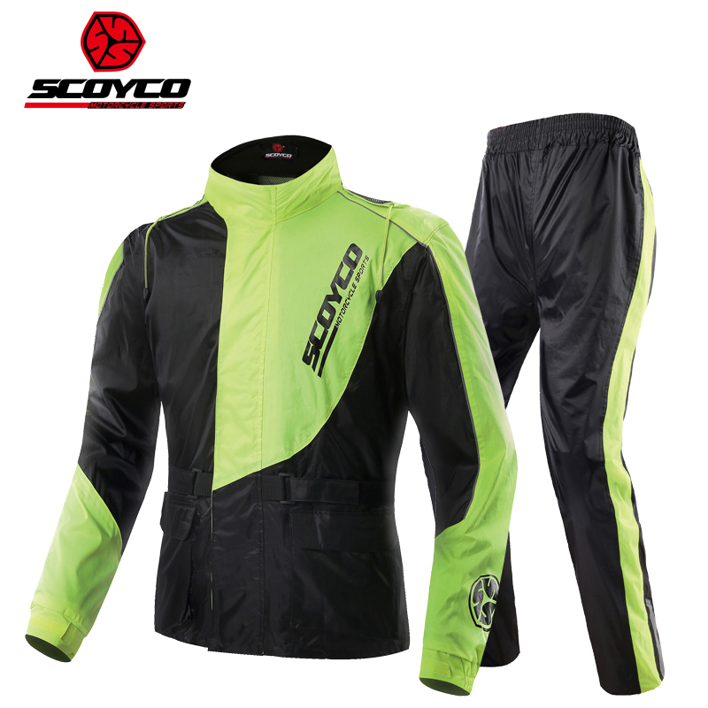 SCOYCO Motorcycle Riding Rainc - Motorcycle Rain Suit recension och pris