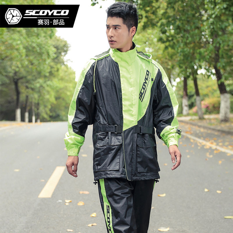 SCOYCO Motorcycle Riding Rainc - Motorcycle Rain Suit recension och pris