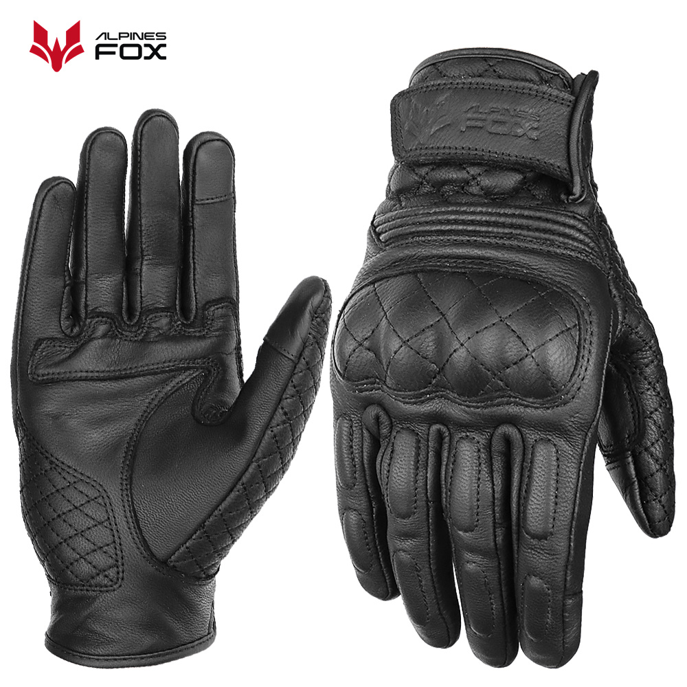 Retro Motorcycle Gloves Real L - Motorcycle Gear Alpine recension och pris