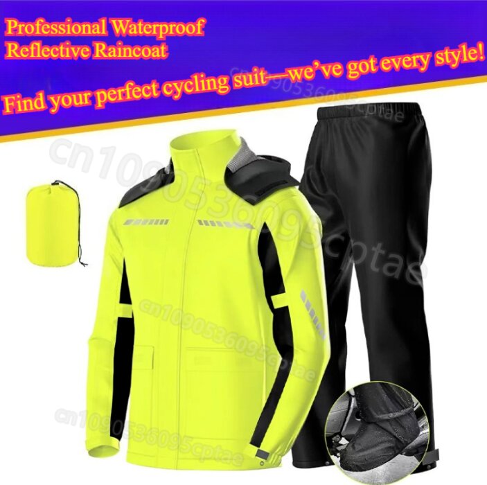 Waterproof Split Motorcycle Ra - Motorcycle Rain Suit recension och pris