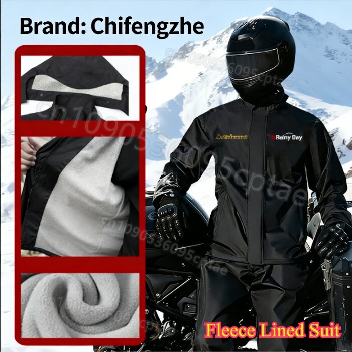 Waterproof Split Motorcycle Ra - Motorcycle Rain Suit recension och pris