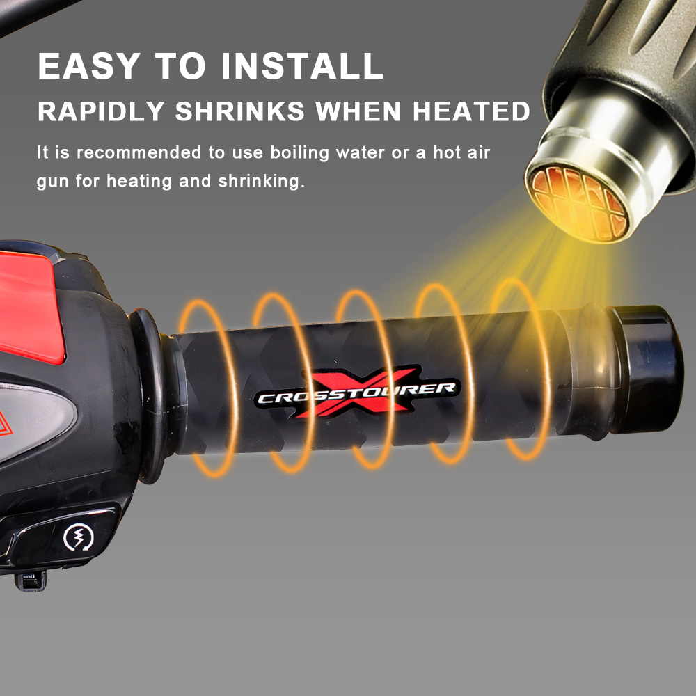 Motorcycle Handlebar Rubber Co - Handlebar Grip Heated recension och pris