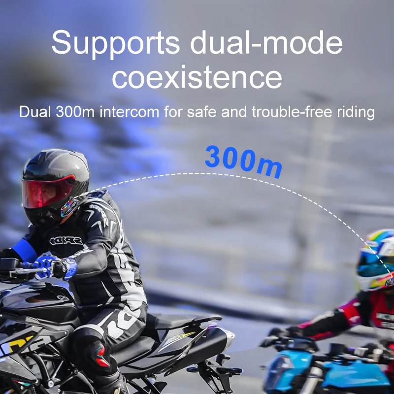 Y20 MAX Motorcycle Helmet Blue - Intercom Headset Helmet recension och pris