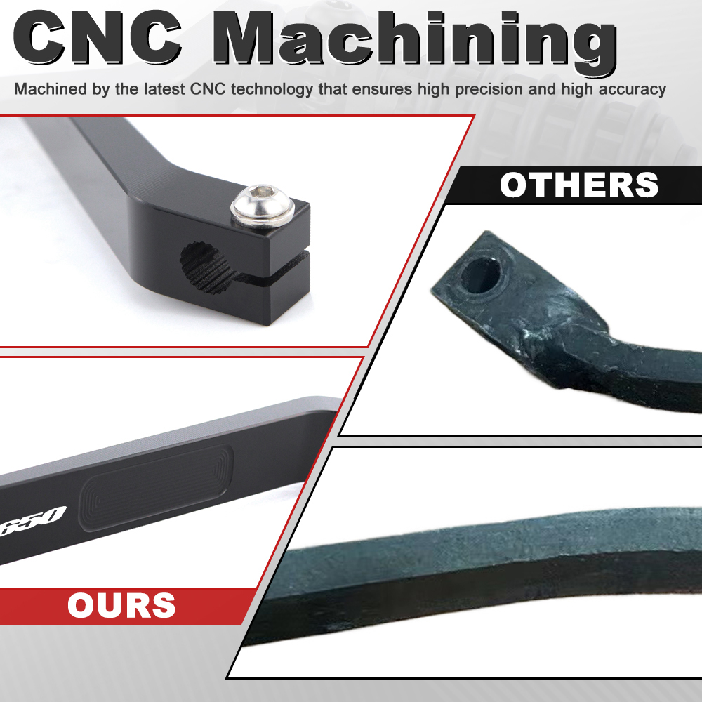 CNC Aluminum Shift Lever Motor - Motorcycle Gear Pedal recension och pris