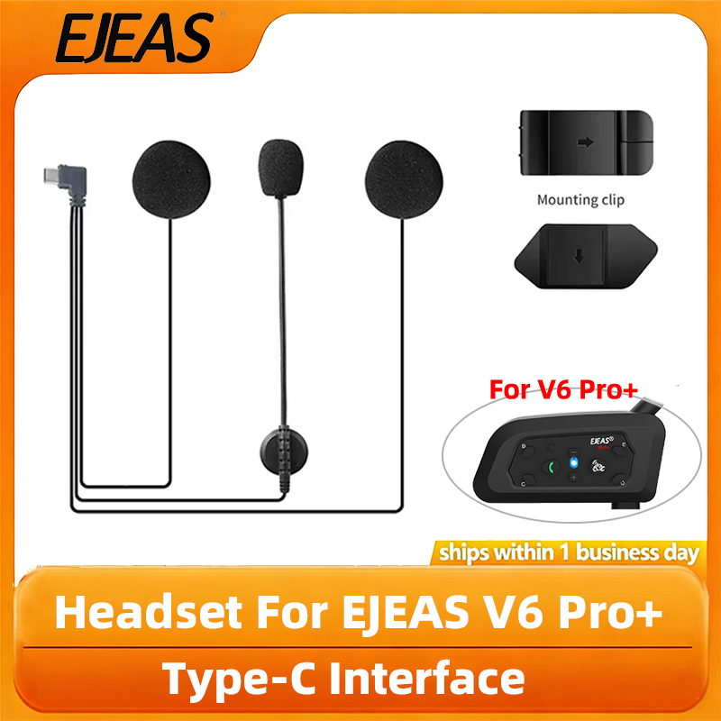 Original Earphone For EJEAS V6 - Intercom Headset Helmet recension och pris