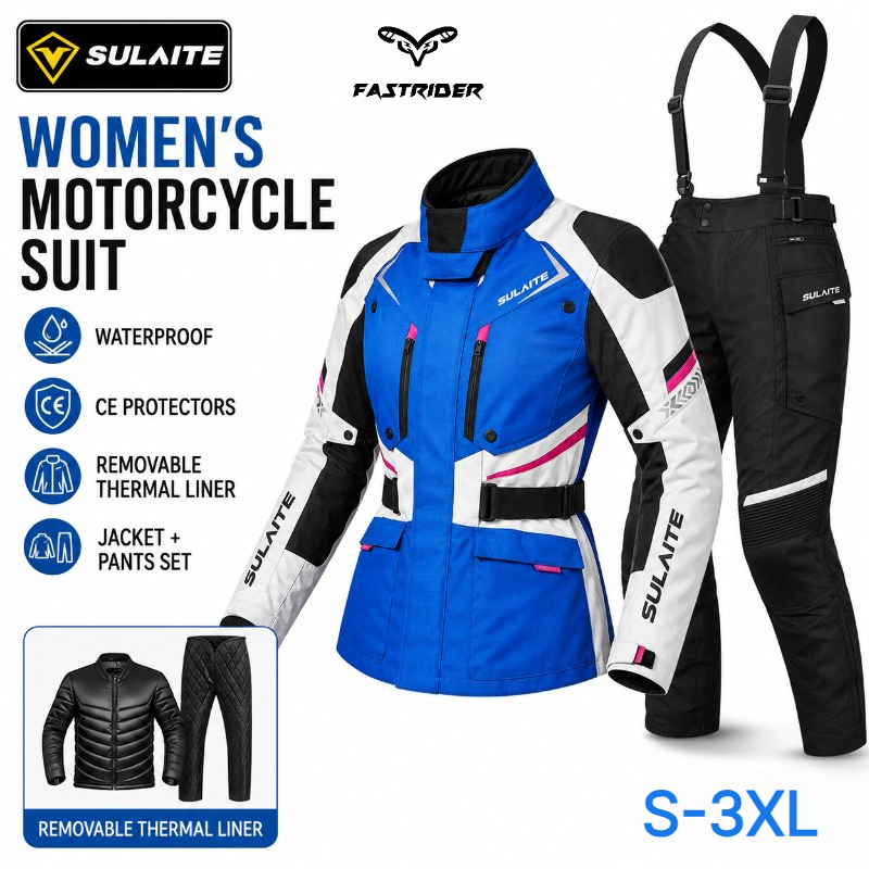 Women Motorcycle Riding Suit W - Motorcycle Gear Jacket And Pants recension och pris