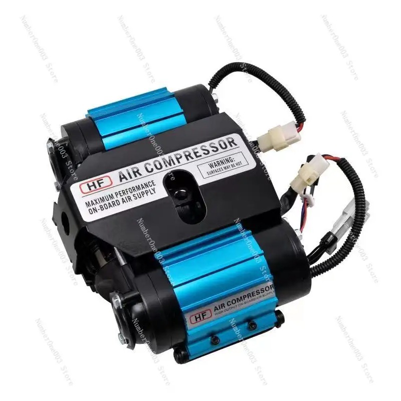 Double Cylinder Air Pump HF Pu - Tyre Pressure Gauge recension och pris