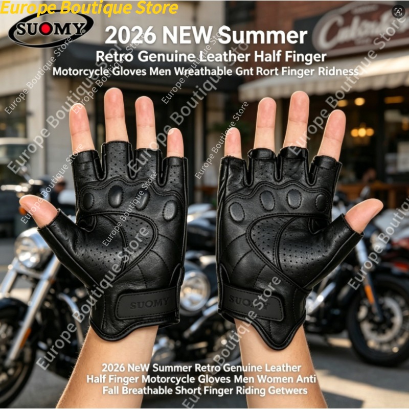 Half Finger Motorcycle Gloves  - Motorcycle Gear For Summer recension och pris
